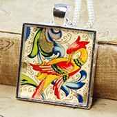 Pendant made with Luxe Resin